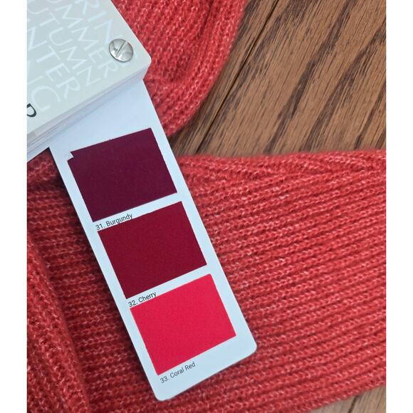 BP Nordstrom 
Coral Red/Coral Long Line Turtleneck Sweater - Picture 5 of 6